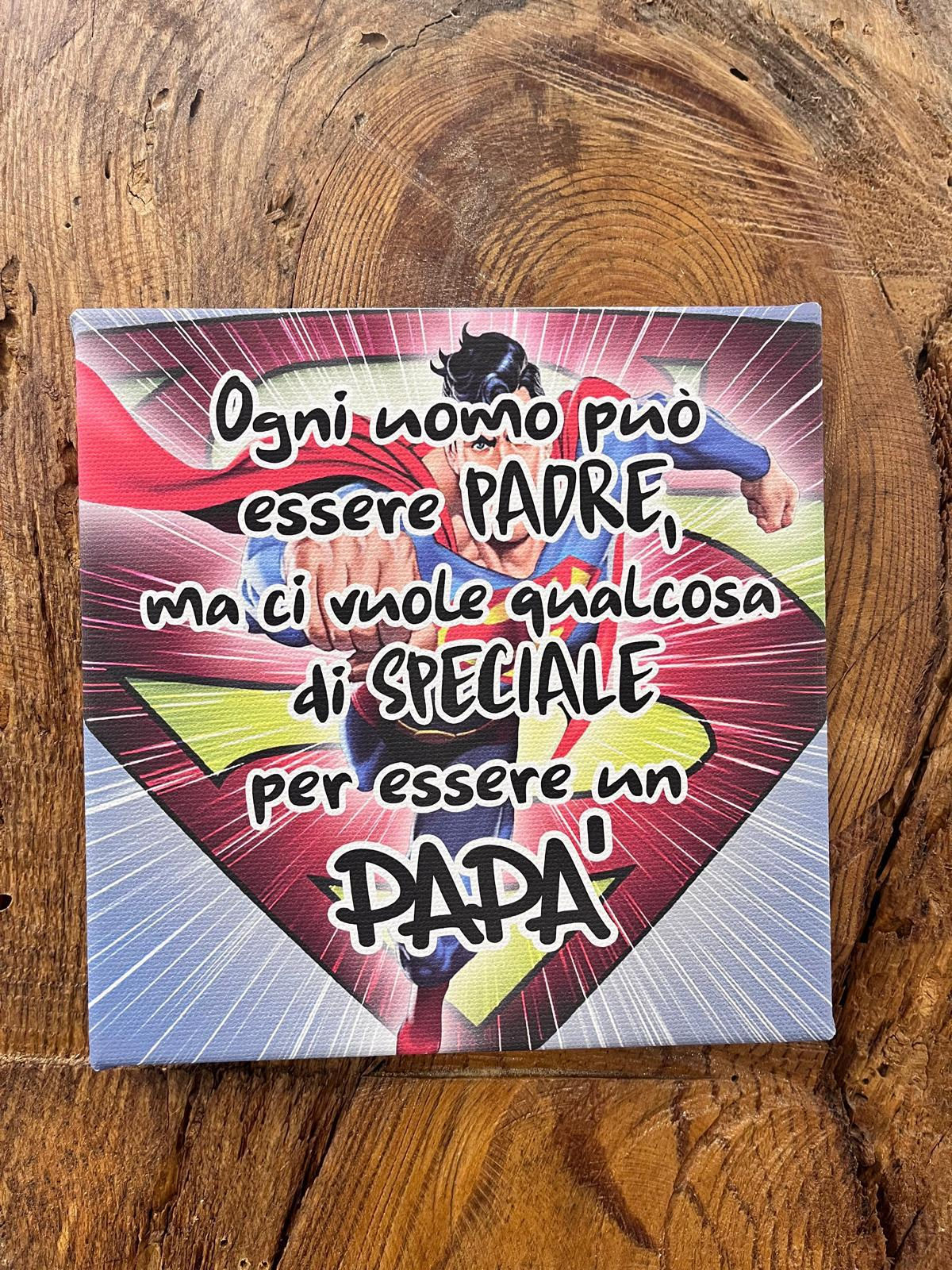 Mini tela personalizzata papà padre punto gadget