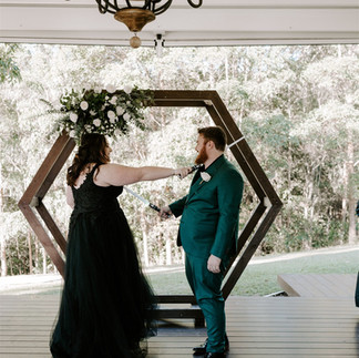 Light saber duel to see who would go first for vows