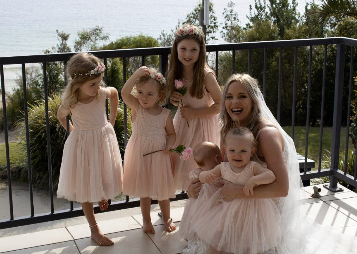 Marie and all the gorgeous flower girls