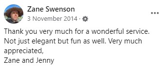 Testimonial Review for Kerri Watkins Celebrant