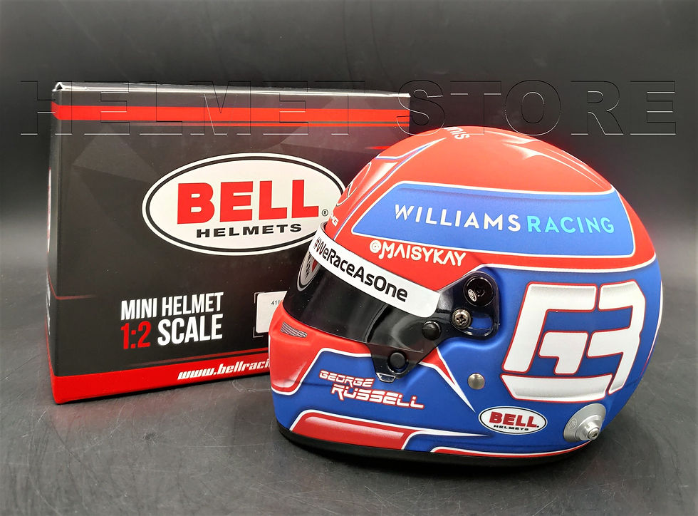 Miniaturbild: Helmet 1/2 Georges RUSSEL 2021