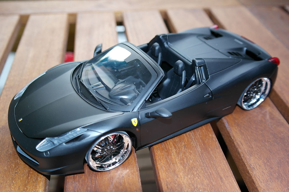 2011 - 458 spider black mat