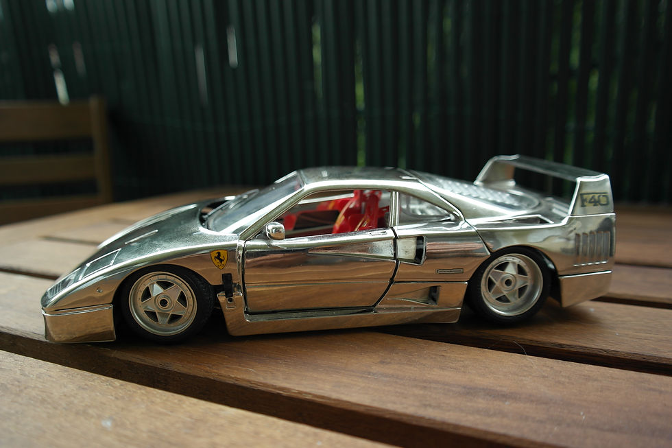 1988 - F40 - éd. Chrome -Burago Gold
