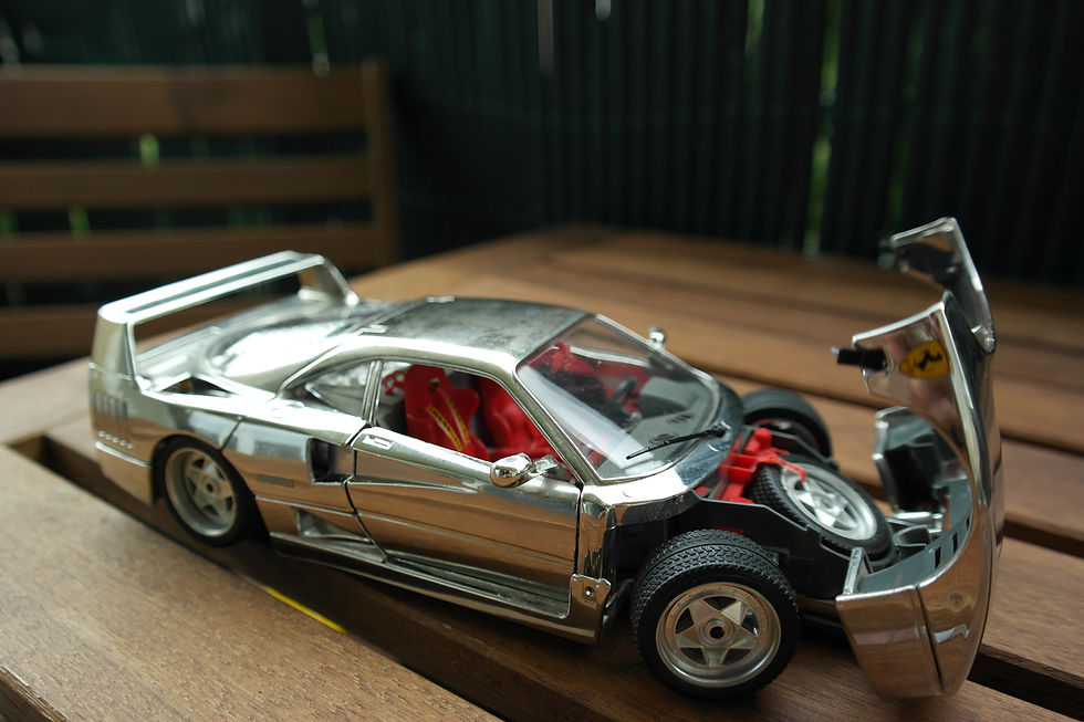 1988 - F40 - éd. Chrome -Burago Gold