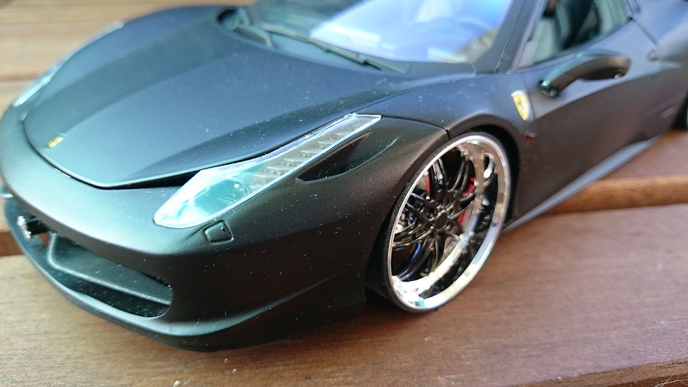 2011 - 458 spider black mat