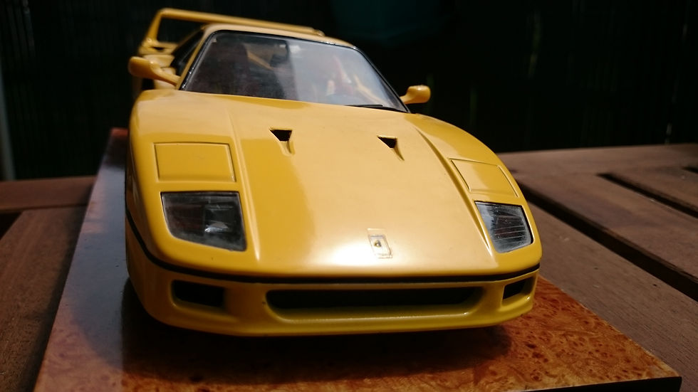 1987 - F40 Jaune - Burago Prestige