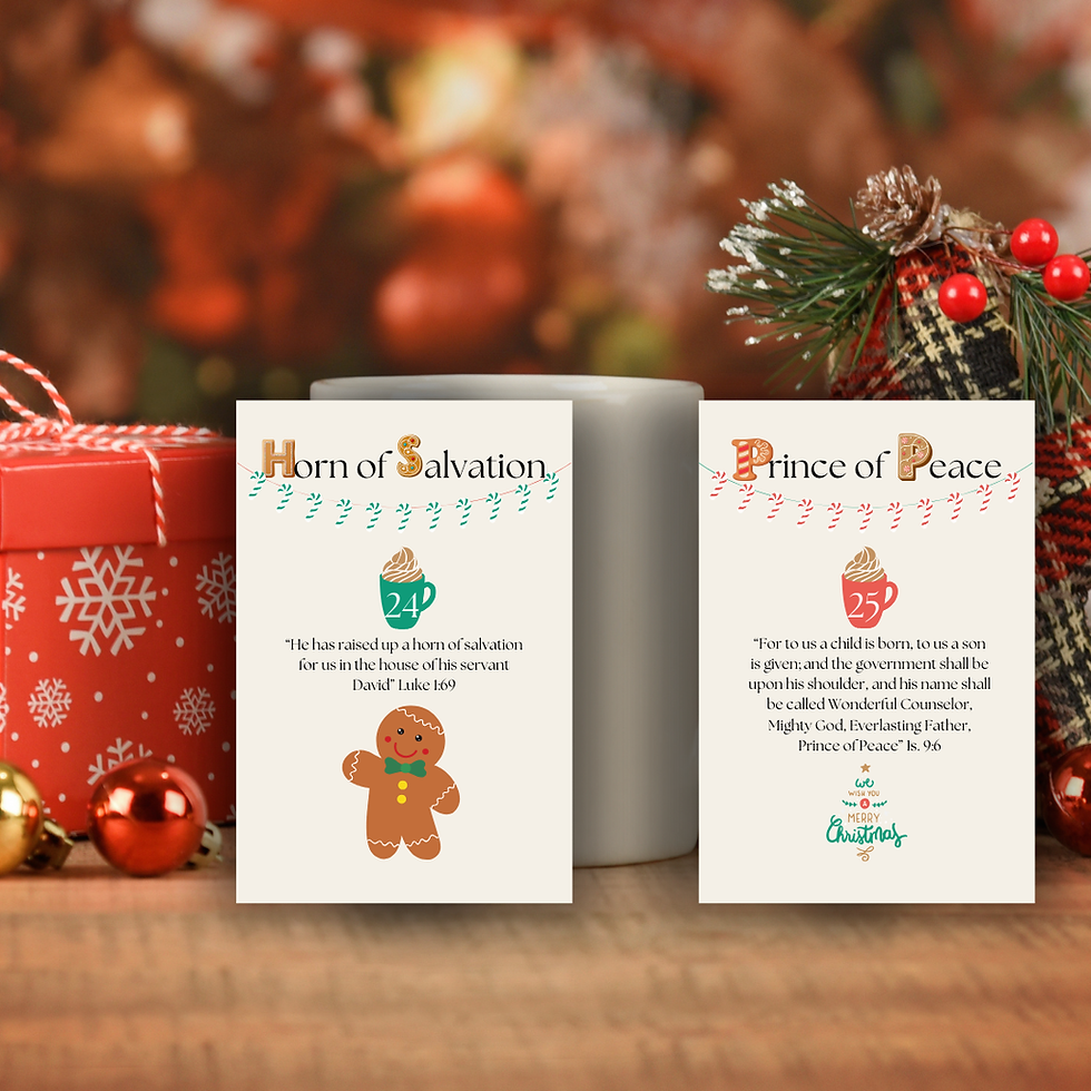 Thumbnail: Names of Jesus Advent Cards – Digital (ESV or KJV)