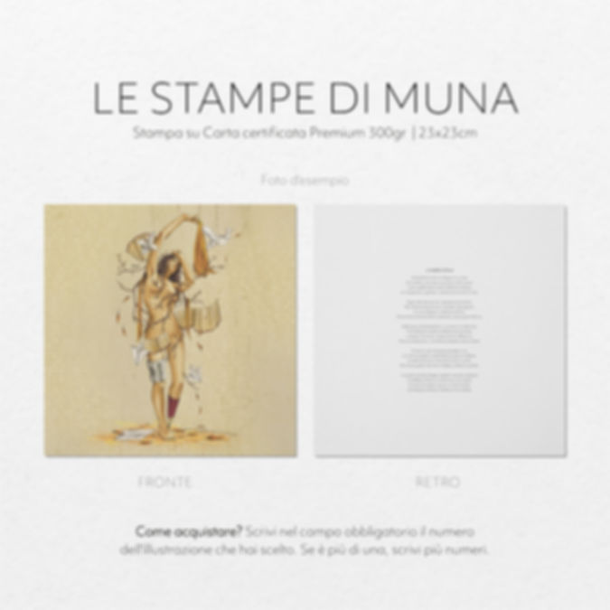 Set 4 Stampe Illustrate 23x23