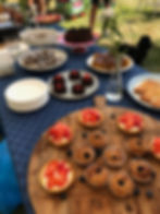 taartjes buffet bij Saks Open