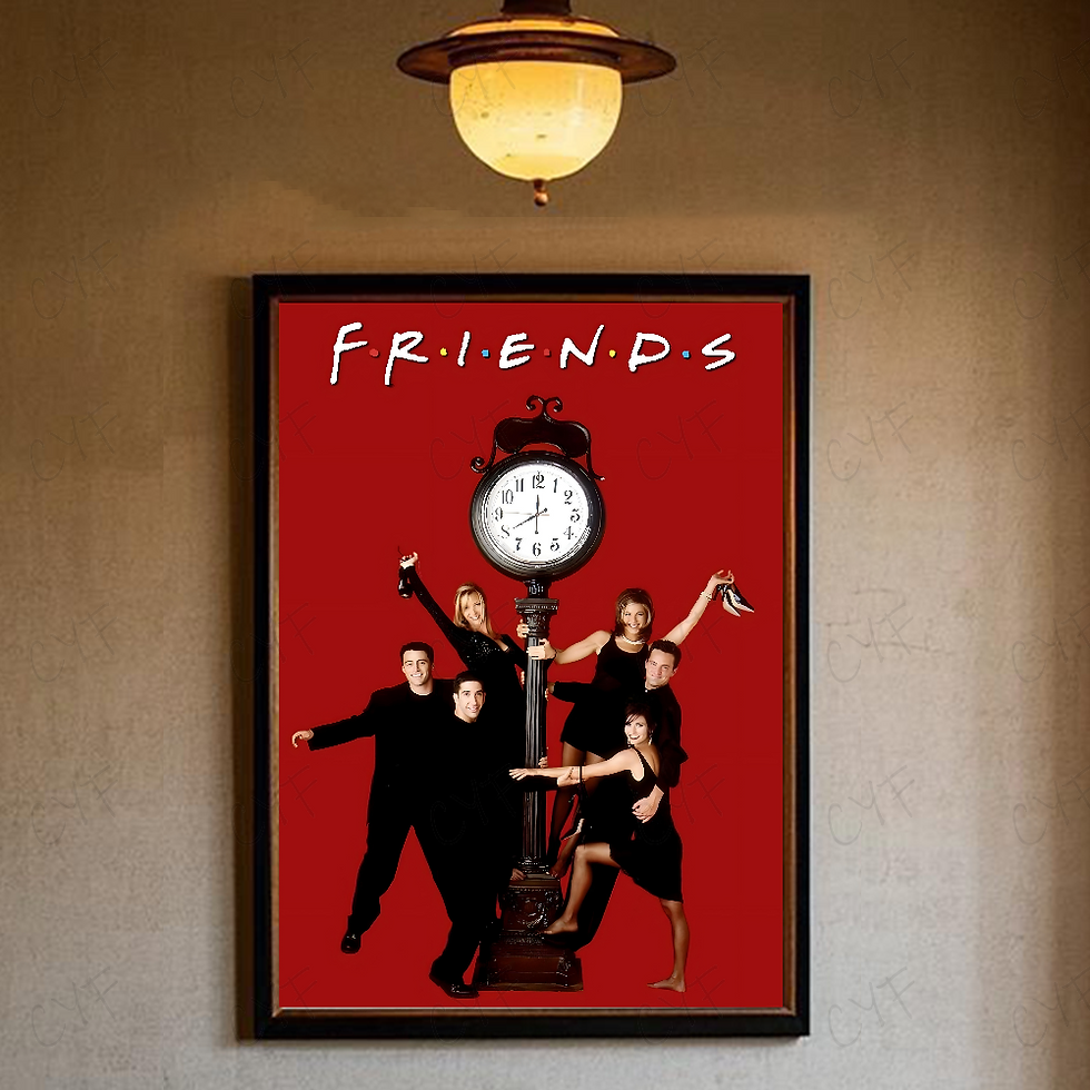 Thumbnail: Classic F-Friends TV Show Poster High Quality Wall Art for Home Office Bedroom L