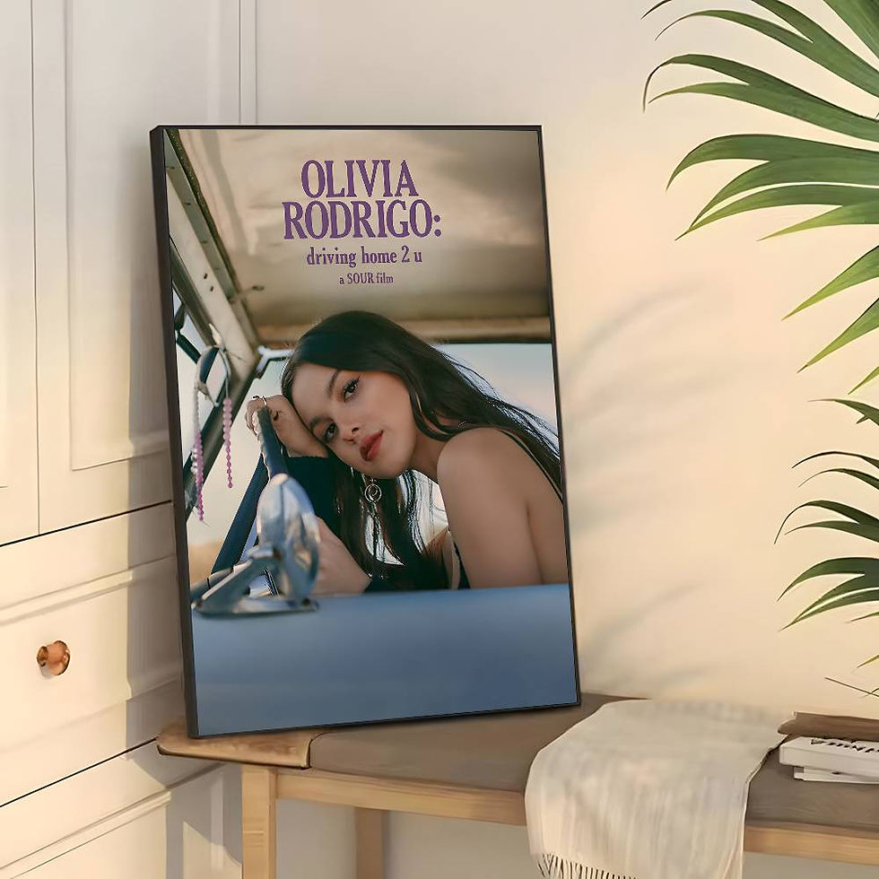 Thumbnail: American singer o-Olivia r-Rodrigo Poster sticky wall waterproof home living roo