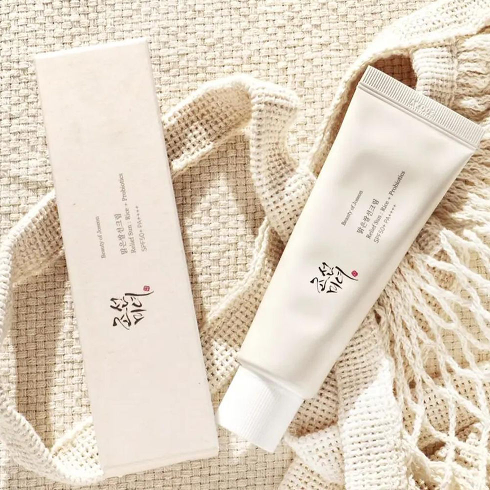 Thumbnail: 2pcs SPF50+ Sunscreen Korean Rice Probiotic Solar Blocker Skin Whitening Cream A
