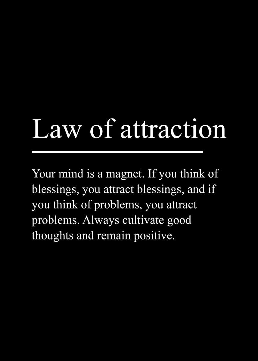 Thumbnail: Minimalist Text Inspirational Black Poster Success Focus Discipline Patience Def