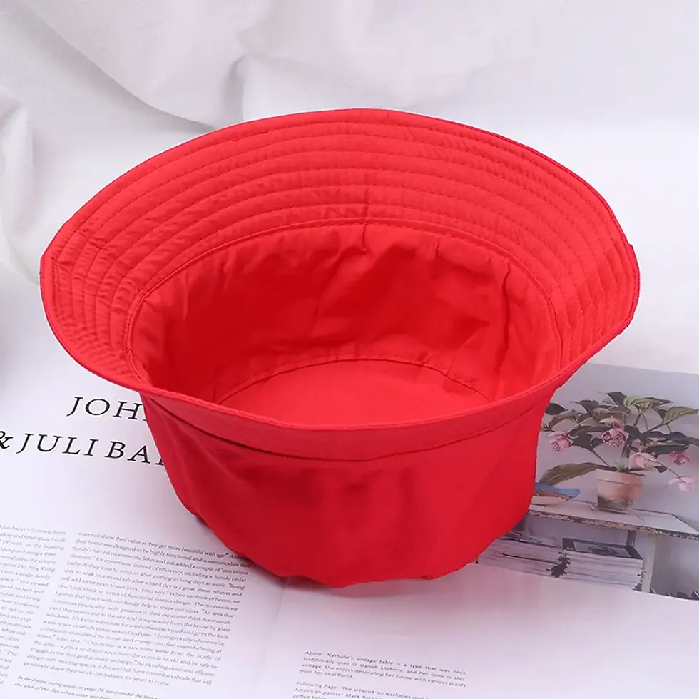 Thumbnail: Cotton Summer Foldable Bucket Hat