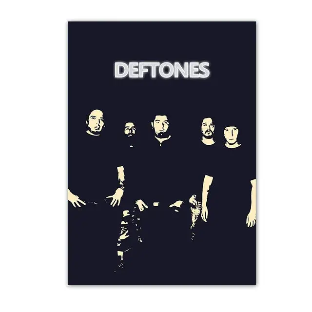 Thumbnail: Retro Inspired Band Themed Wall Art D-Deftones Posters Classic Music Album Canva