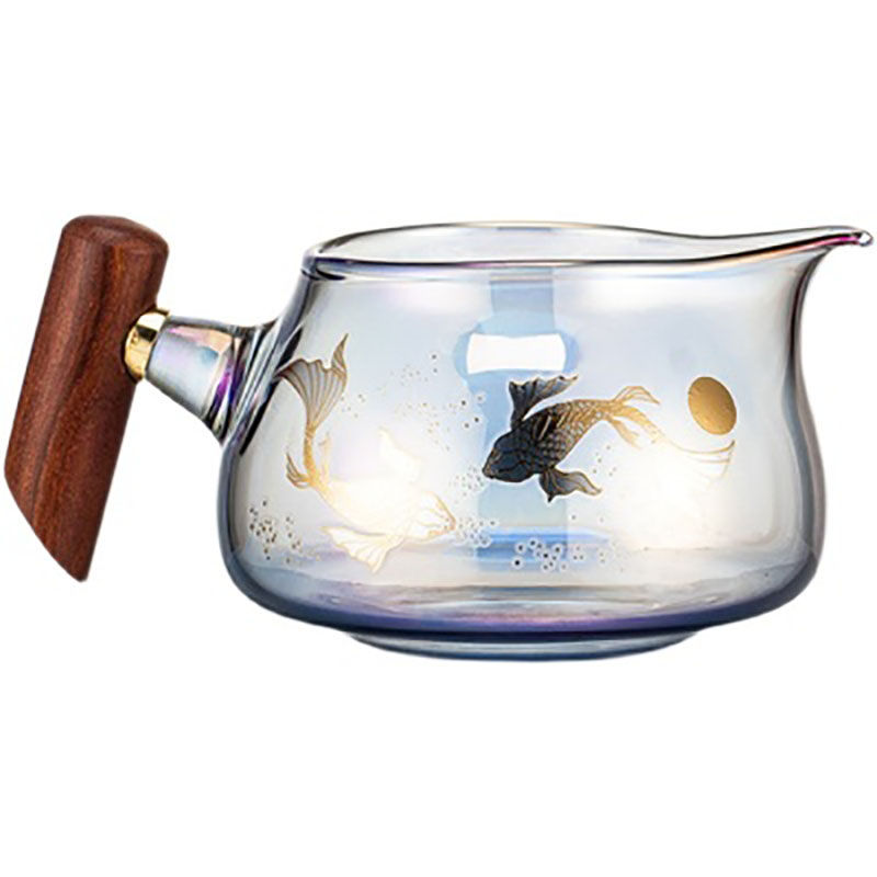 Thumbnail: Colorful Glass Teacup Set, Tea Cup, Gaiwan, Leak, Chinese Kung Fu Tea Ceremony S