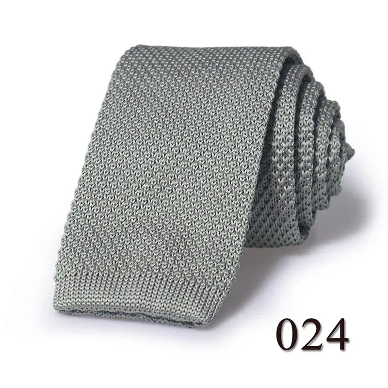 Thumbnail: HUISHI Slim Fashion Knitted Ties for Men