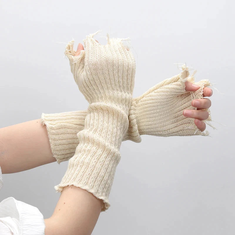 Thumbnail: Zuriel Fingerless Gloves - Distressed