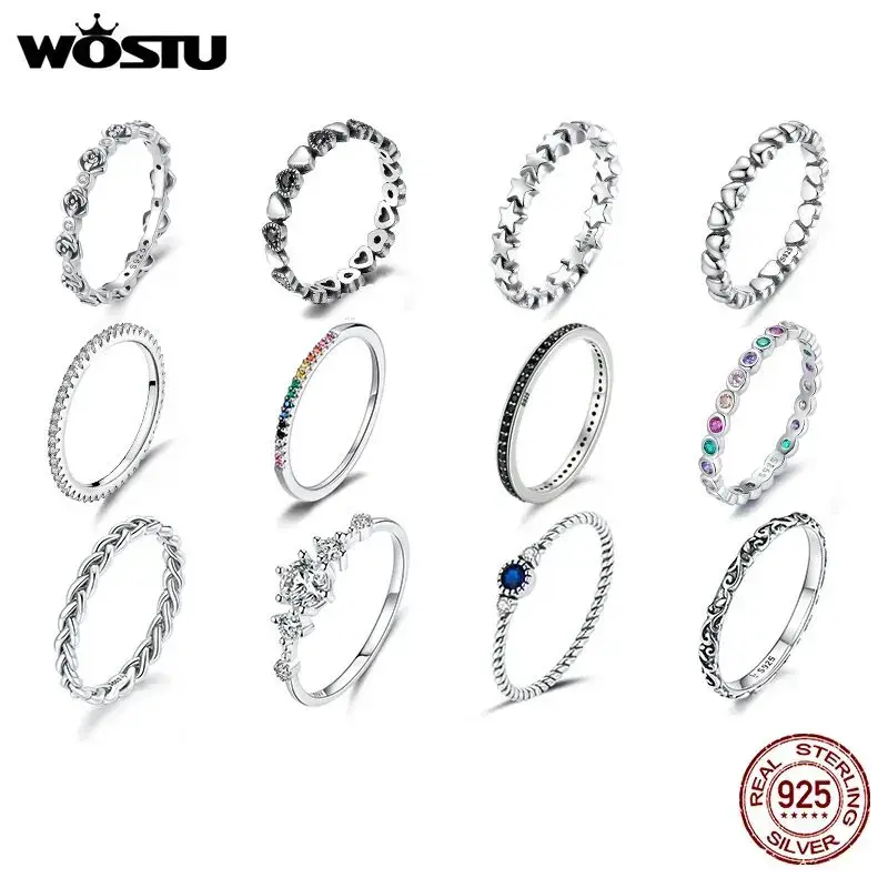 Silver Simple Rings