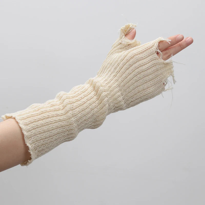 Thumbnail: Zuriel Fingerless Gloves - Distressed