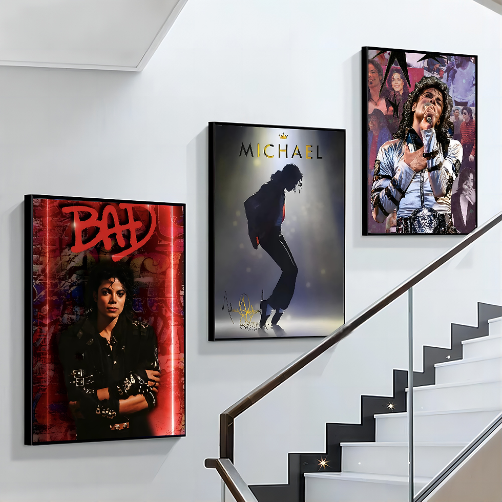 Thumbnail: 1PC 80s Pop Singer Michael Jackson Poster Poster Paper Print Home Living Room Be