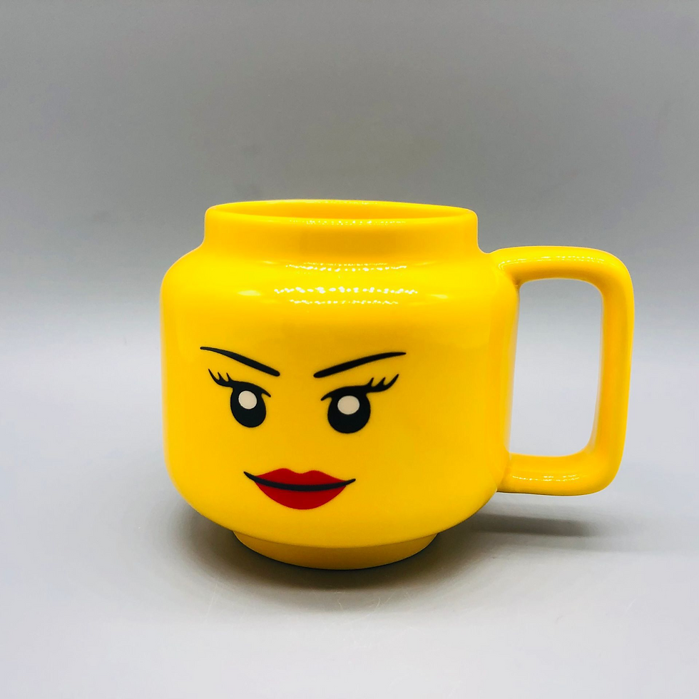 Thumbnail: Cartoon Ceramic Mug Cup 250ML with Cute Impish Expression Figure Head Pattern Co