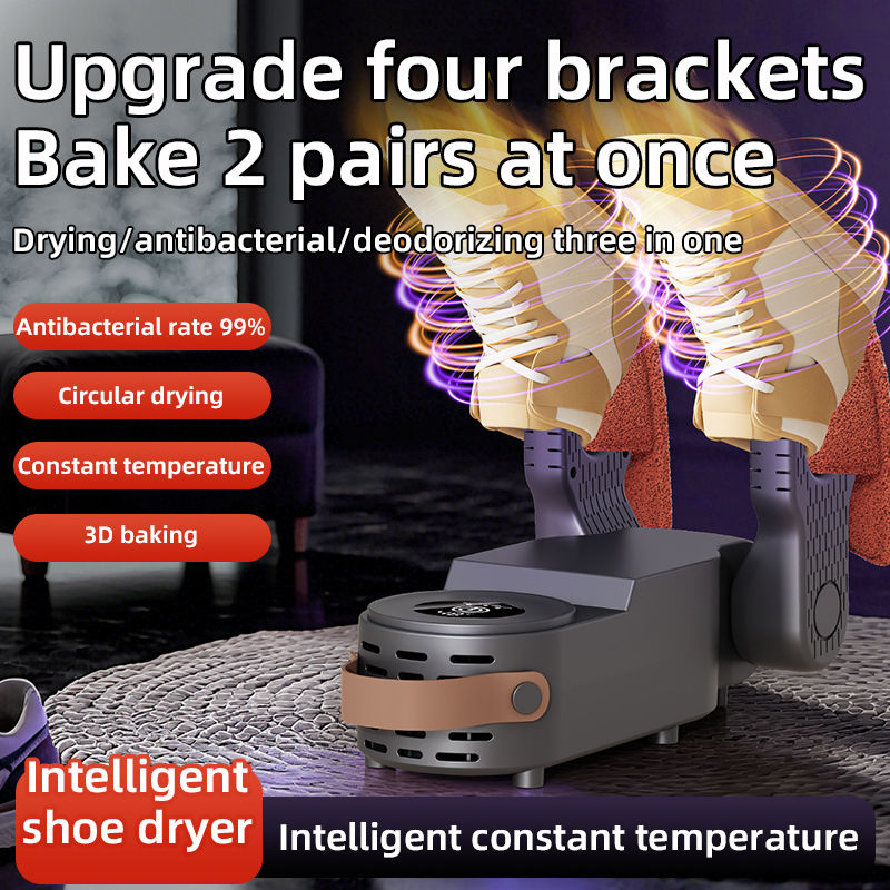 Thumbnail: New 150W High Power Foldable Electric Shoe Dryer with Intelligent Timer Fast Dry