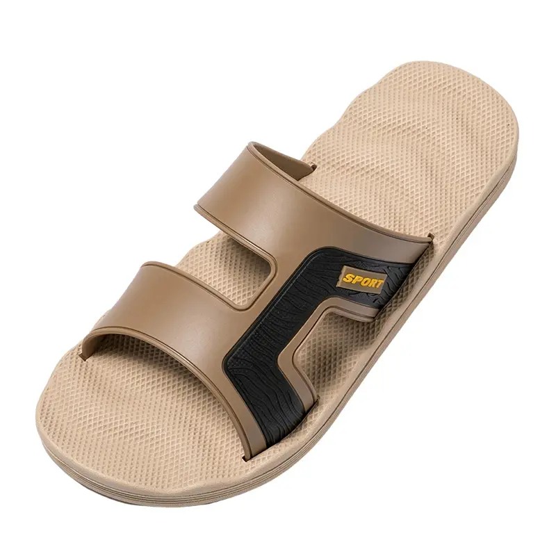 Thumbnail: Men's Striped Flip Flops Summer Soft Beach Casual Sandals