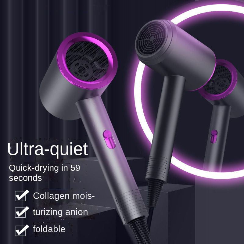 Thumbnail: Professional Quick Hairdryer Hot Cold Wind Blow Dryer Suitable For Home Salon Wi
