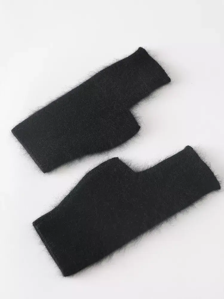 Thumbnail: Mink Cashmere Autumn Winter Women Gloves