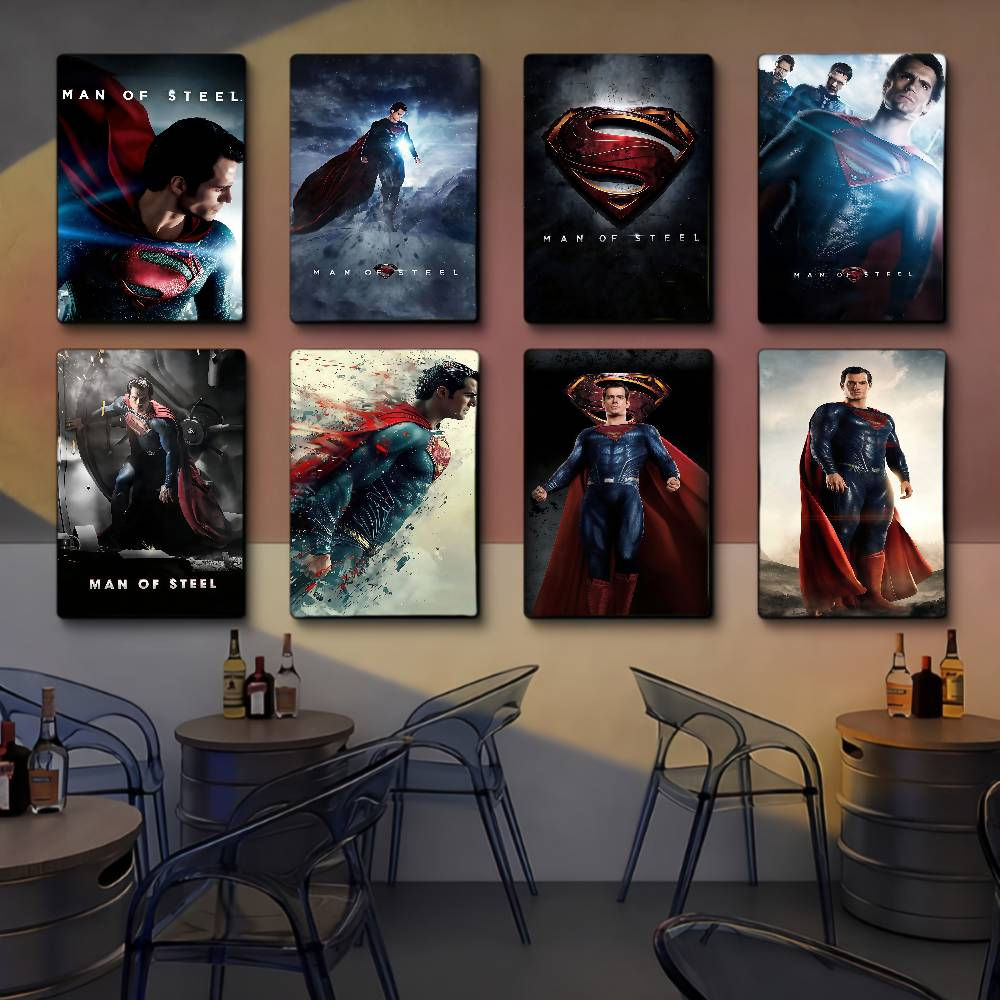 Beast Kingdom Superman Anime Posters Sticky HD Quality Wall Art Retro Posters Fo