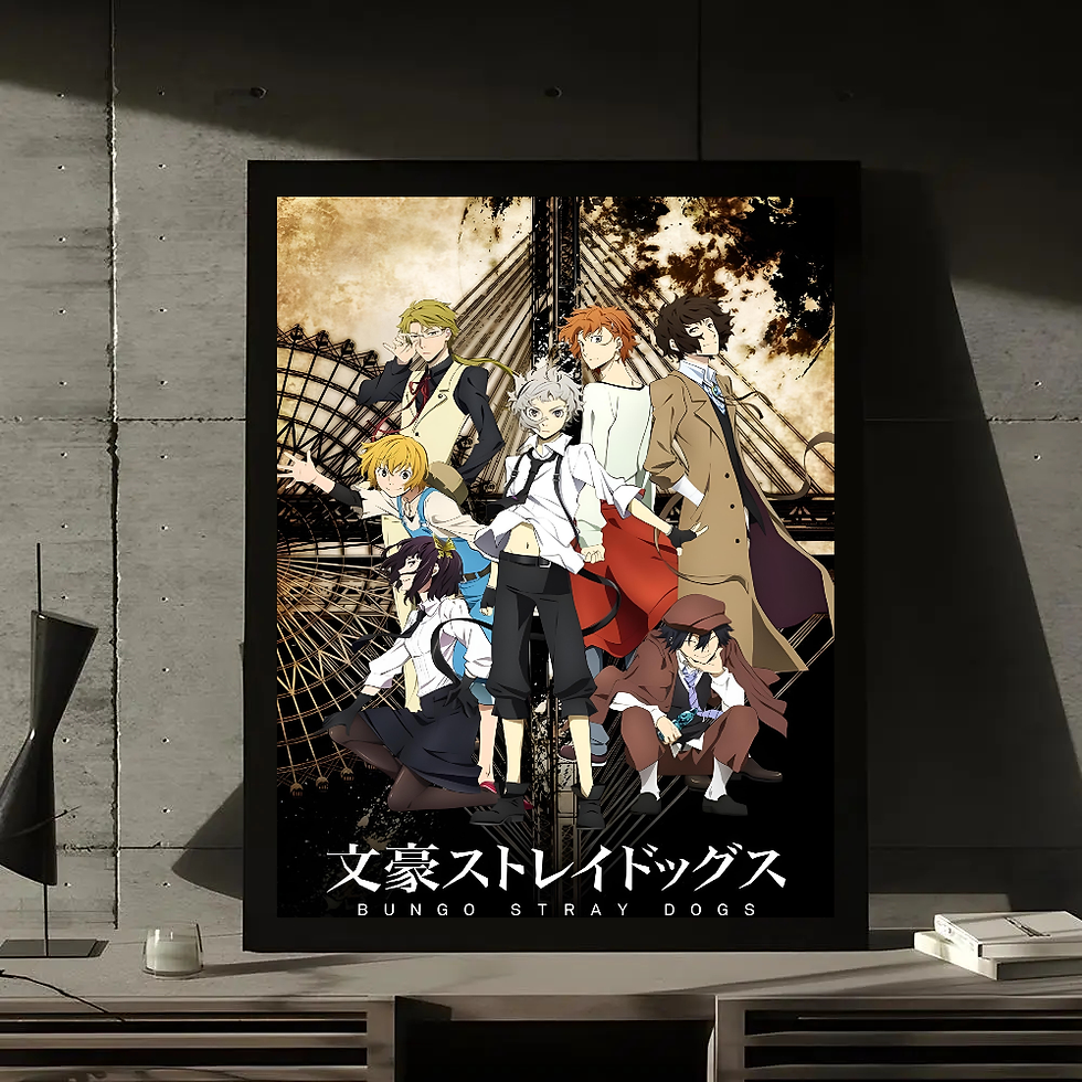 Thumbnail: 1PC Japanese Anime Bungo Stray Dogs Poster Poster Paper Print Home Living Room B