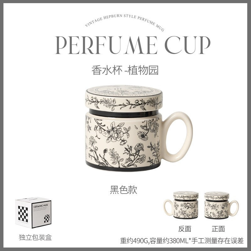 Thumbnail: 18 Style Options with Lids, Coffee Mugs for Couples, Ceramic Mugs That Can Fit i