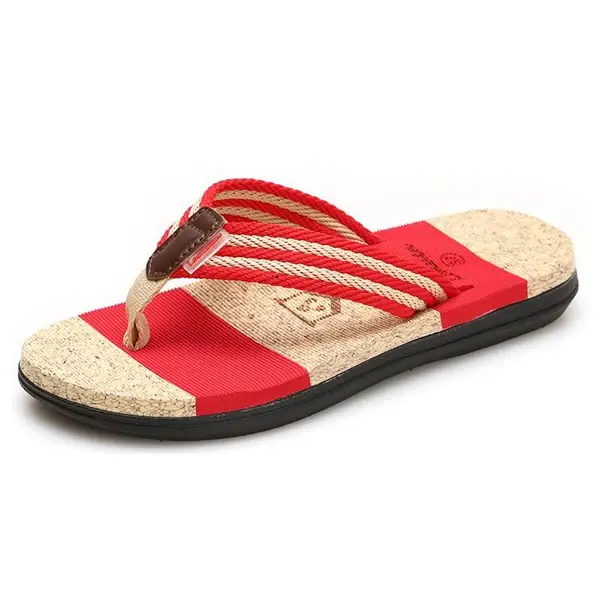 Thumbnail: YIGER New Men Slippers Flip Flops