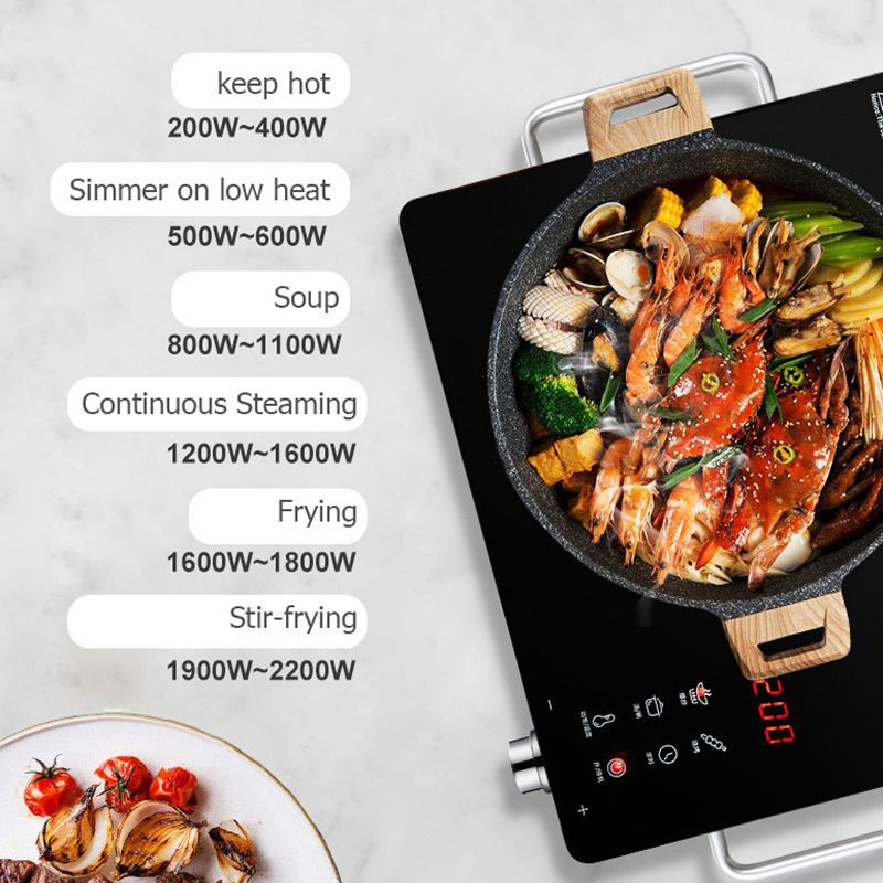 Thumbnail: DMWD 110/220V 3500W Household Induction Cooker Electromagnetic Oven Waterproof E