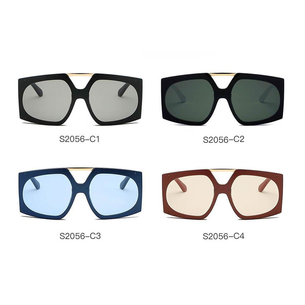 Thumbnail: ESSEN | Women Vogue Fashion Square Oversize Sunglasses