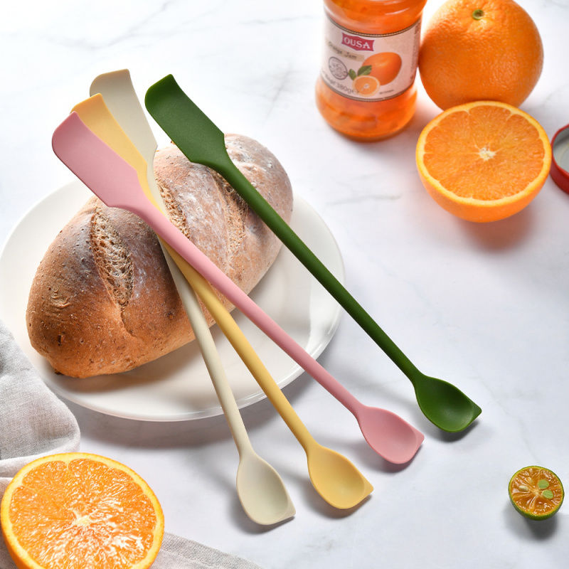 Thumbnail: Kitchen pastry silicone scraper baking supplies jam spoon spatula cake