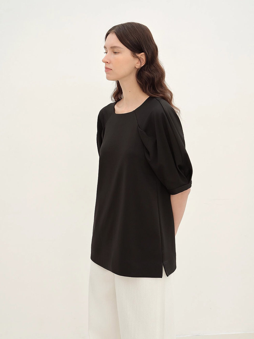 Thumbnail: "Sleep Journey" Puff Sleeve Straight Short Sleeve