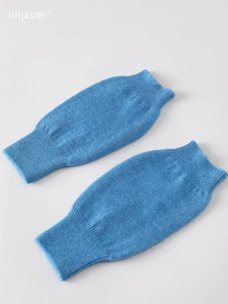 Thumbnail: Sales Genuine Fine Sheep Wool Cozy Mitt Exposed Finger