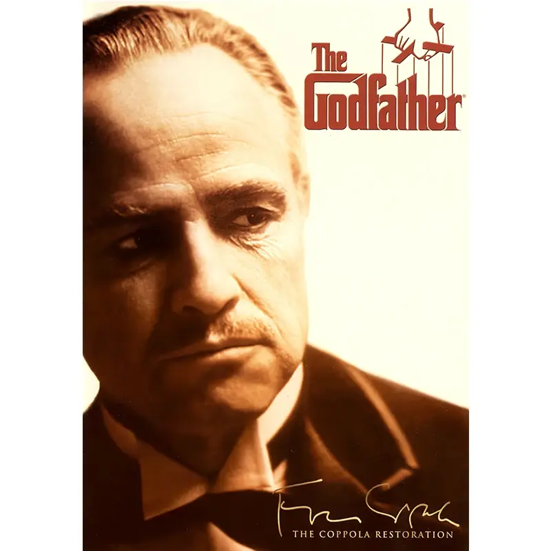Thumbnail: Classic Movie Godfather Poster Black And White Canvas Painting Home Decor Wall A
