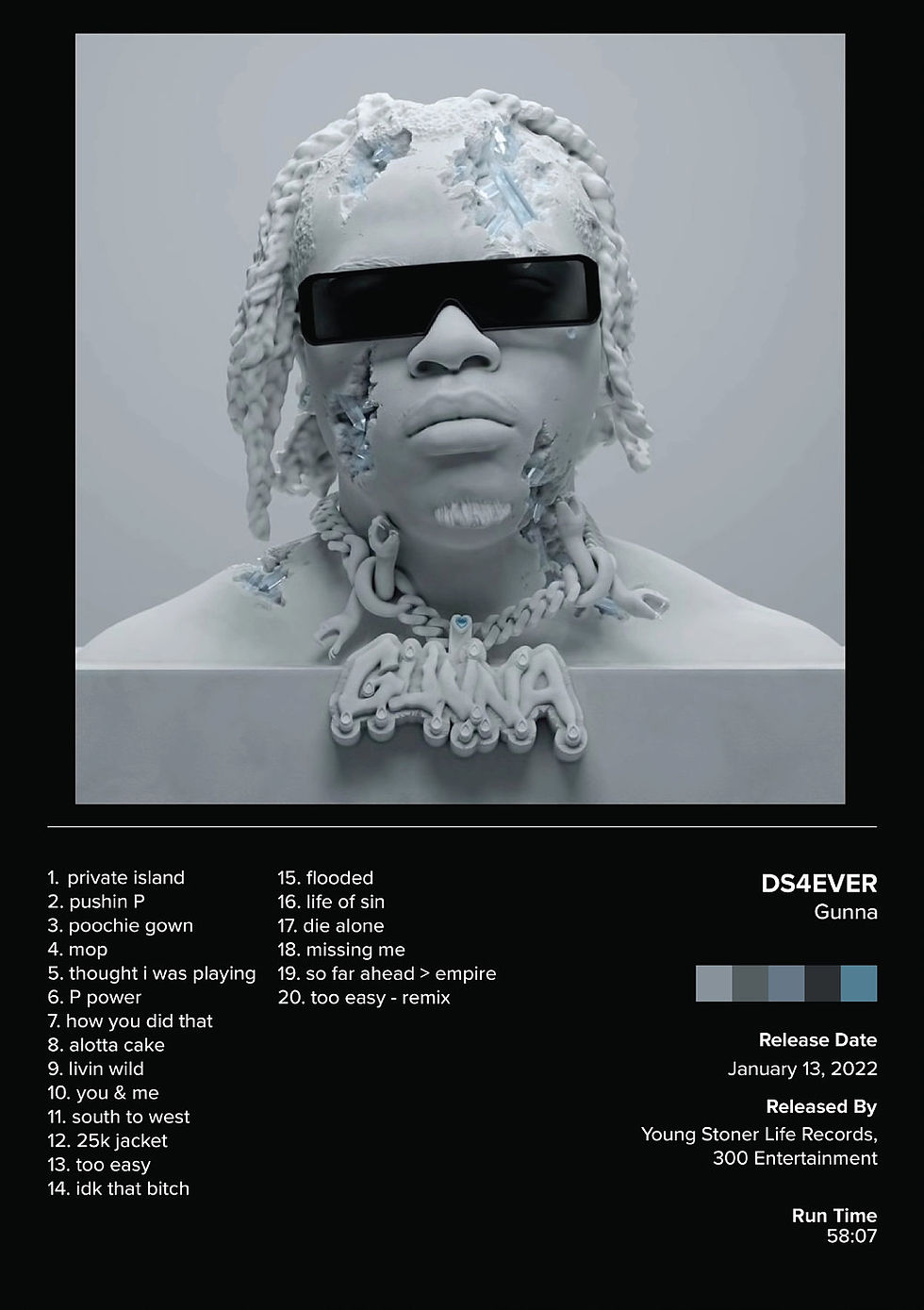 Thumbnail: Drake Pop Rap Music Album Cover Poster Aesthetic Rapper Hip Hop Rock   Canvas Pa