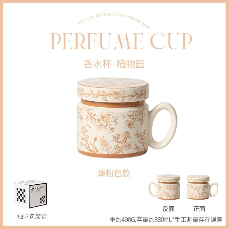 Thumbnail: 18 Style Options with Lids, Coffee Mugs for Couples, Ceramic Mugs That Can Fit i