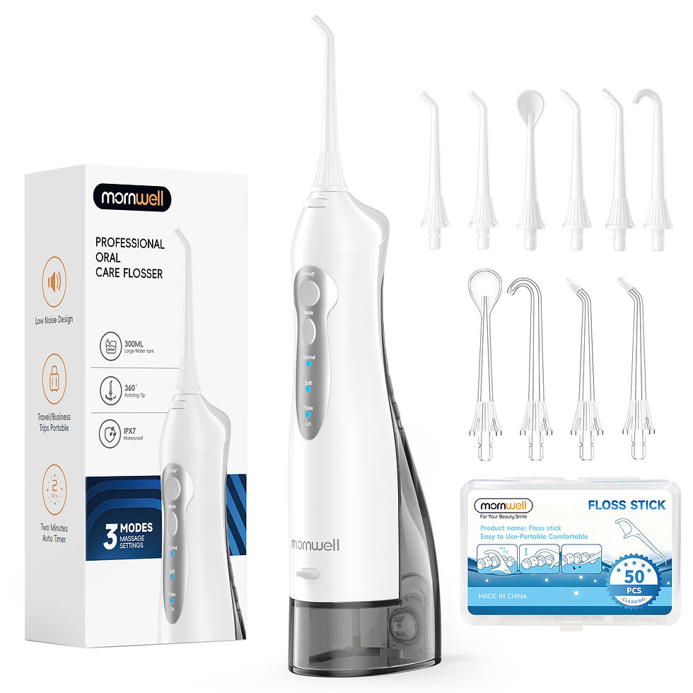 Thumbnail: D52 Portable Cordless Water Flosser USB Rechargeable Water Jet Floss Tooth Pick 