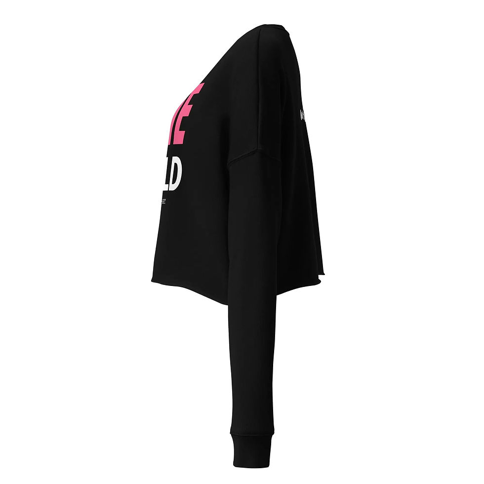 Thumbnail: Live Bold Crop Sweatshirt - Sweatshirt Women