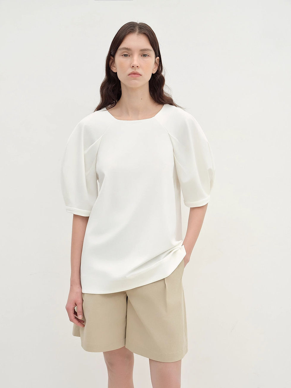 Thumbnail: "Sleep Journey" Puff Sleeve Straight Short Sleeve