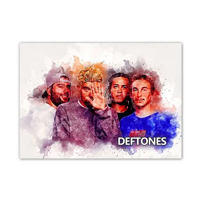 Thumbnail: Retro Inspired Band Themed Wall Art D-Deftones Posters Classic Music Album Canva