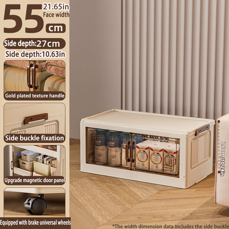 Thumbnail: 45/55/65cm Length Multifunction Folding Storage Cabinet Sundries Cabinet Large C