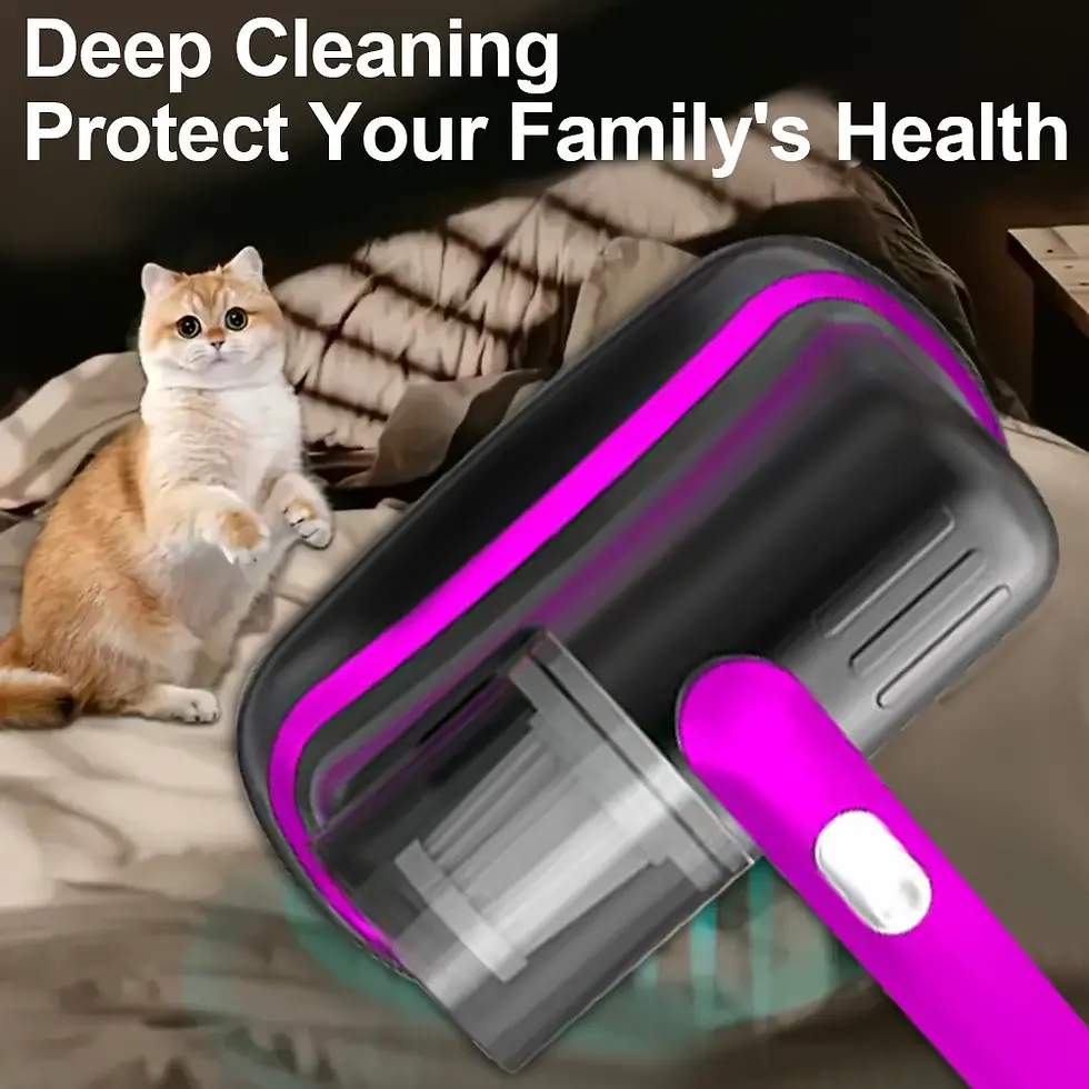 Thumbnail: Wireless Handheld Mattress Vacuum Cleaner with UV-C Light HEPA Filter And Ultras