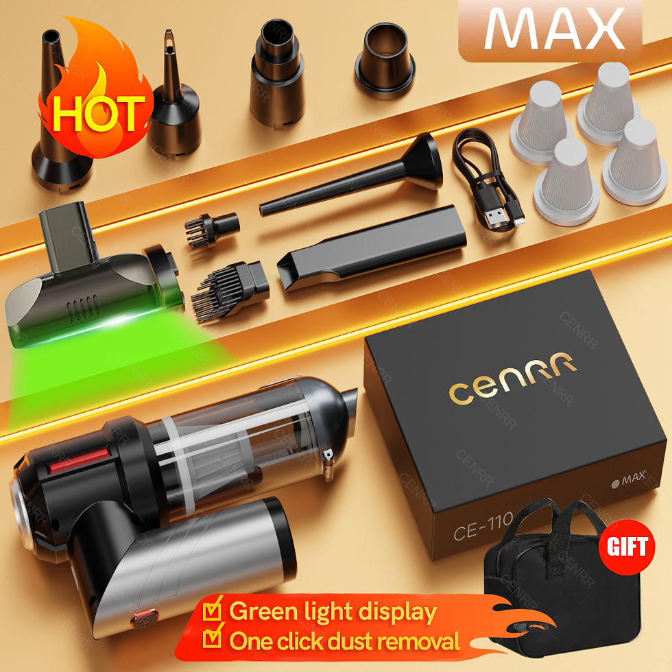 Thumbnail: CENRR 998000PA Car Vacuum Cleaner Powerful Mini Cordless Portable Vacuum Cleaner