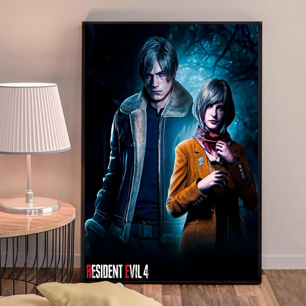 Thumbnail: Classic Video Game R-Residents-E-Evils Anime Posters Sticky HD Quality Wall Art 